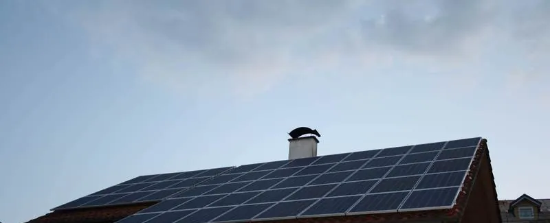 Solarstromanlage in Sallneck