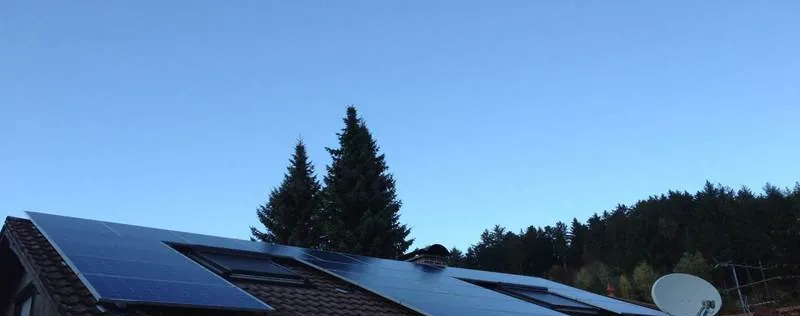 Solarstromanlage in Wies